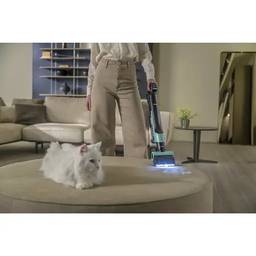 Hoover HF201P 011 Aspiradora escoba Batería Secar EPA Sin bolsa 1 L 195 W Azul
