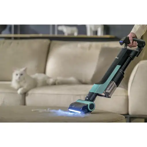 Hoover HF201P 011 Aspiradora escoba Batería Secar EPA Sin bolsa 1 L 195 W Azul