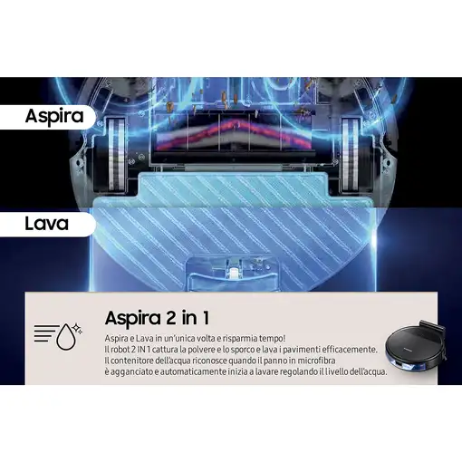 Samsung VR05R5050WK 0,2 L Sin bolsa Negro