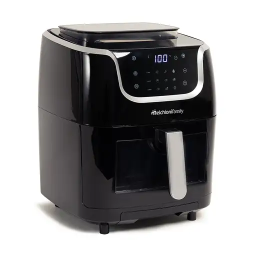 Melchioni GIOIA Sencillo 6,5 L Independiente 1700 W Freidora de aire caliente Negr