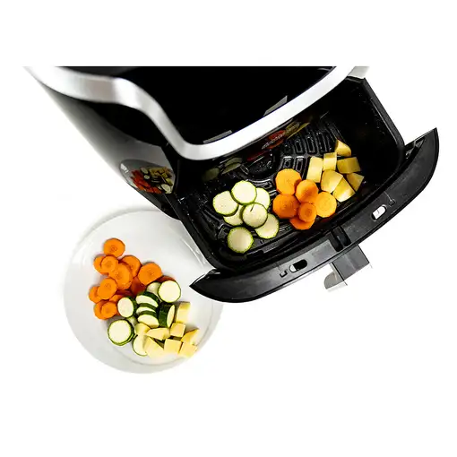 Melchioni GIOIA Sencillo 6,5 L Independiente 1700 W Freidora de aire caliente Negr