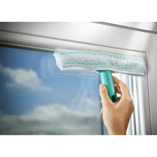 Leifheit 51003 limpiador eléctrico ventana Azul, Blanco