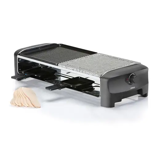 Princess 162820 Raclette Stone & Grill 8 Personas