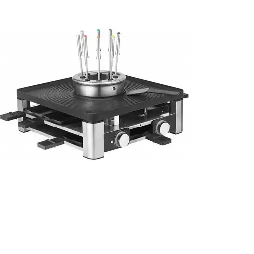 WMF Lumero 0415480011 parrilla de interior 8 personas(s) 1960 W Negro, Acero inoxi