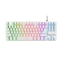 Trust GXT 833W Thado teclado Juego USB QWERTY Español Blanco