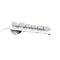 Trust GXT 833W Thado teclado Juego USB QWERTY Español Blanco