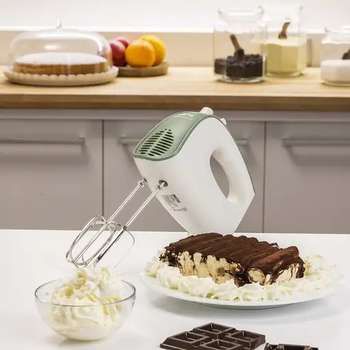 Imetec Crea&Crema Batidora de mano 500 W Verde, Blanco