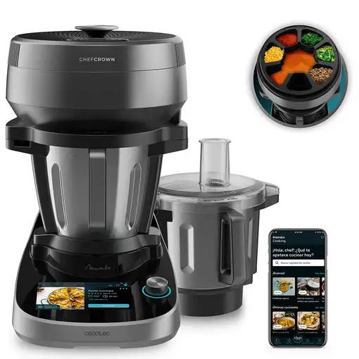 Cecotec Mambo CooKing Total Gourmet 2200 W 4,5 L Acero inoxidable