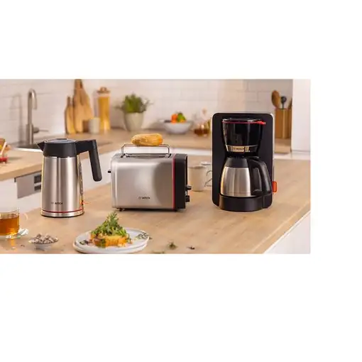Bosch TAT6M420 tostadora 2 rebanada(s) 970 W Acero inoxidable