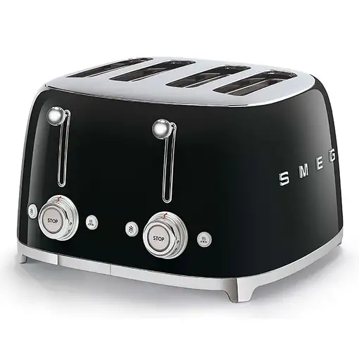 Smeg TSF03BLEU tostadora 6 4 rebanada(s) 2000 W Negro