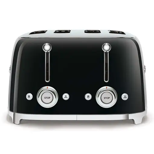 Smeg TSF03BLEU tostadora 6 4 rebanada(s) 2000 W Negro