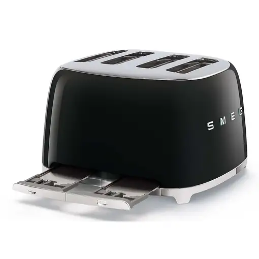 Smeg TSF03BLEU tostadora 6 4 rebanada(s) 2000 W Negro