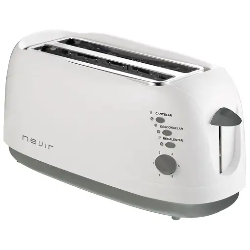 Nevir NVR-9814T tostadora 6 4 rebanada(s) 1300 W Blanco