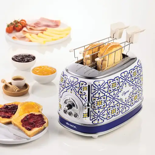 Ariete 0155/0C 6 2 rebanada(s) 815 W Azul, Multicolor