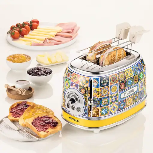 Ariete 0155/0P 6 2 rebanada(s) 815 W Multicolor, Amarillo