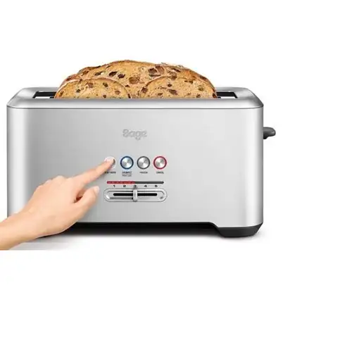 Sage the 'Bit More' 4 Scheiben Toaster 4 rebanada(s) Plata