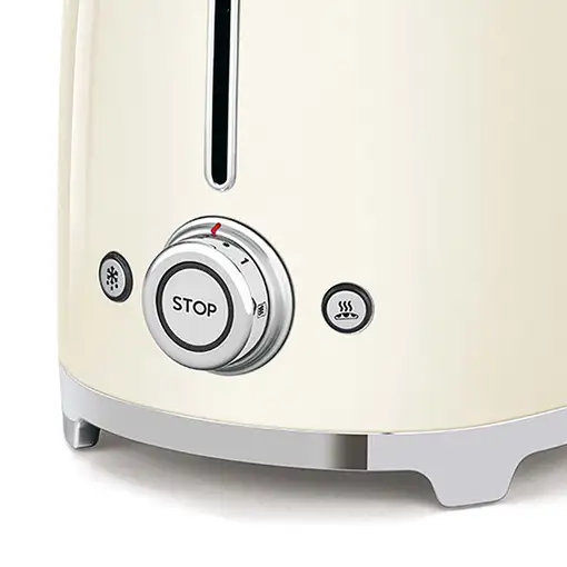 Smeg TSF02CREU tostadora 6 4 rebanada(s) 1500 W Crema de color