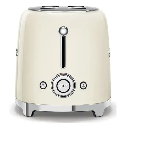 Smeg TSF02CREU tostadora 6 4 rebanada(s) 1500 W Crema de color