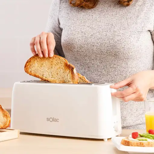 Solac Buon Giorno Double 6 4 rebanada(s) 1200 W Blanco