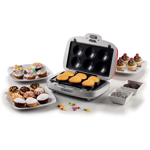 Ariete 1972/00 sandwichera 700 W Rojo, Blanco