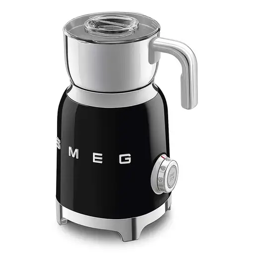 Smeg MFF11BLEU espumador o calentador de leche Automático Negro