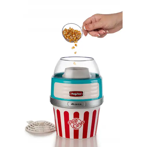 Ariete 2957/01 palomitas de maiz poppers Azul, Rojo, Blanco 1100 W