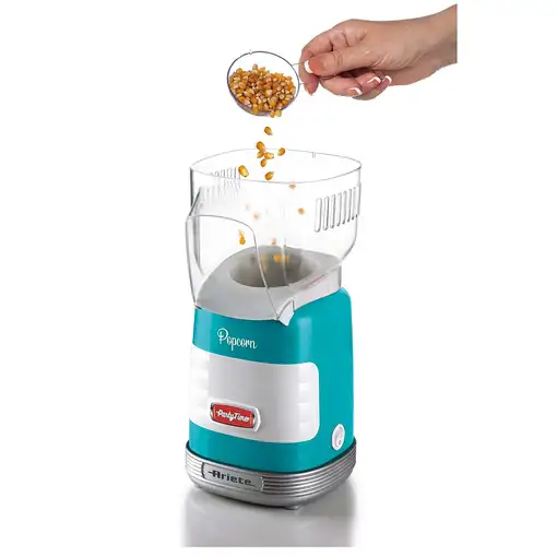 Ariete 2956/01 palomitas de maiz poppers Azul, Transparente 1100 W