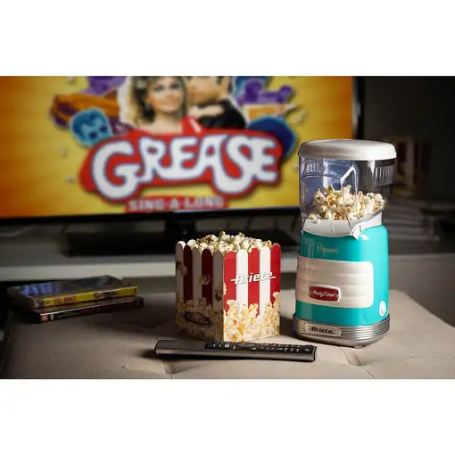 Ariete 2956/01 palomitas de maiz poppers Azul, Transparente 1100 W