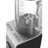 Smeg BLC01BLMEU licuadora Batidora de vaso 1400 W Aluminio, Negro