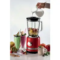Ariete 0585/00 1,5 L Batidora de vaso 1000 W Rojo, Acero inoxidable