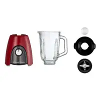 Russell Hobbs 27120-56 licuadora 1,5 L Batidora de vaso 650 W Negro, Rojo, Transpa