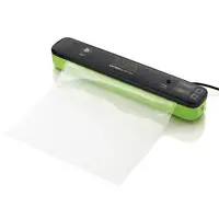 Laica VT3104 sellador al vacío 600 mbar Negro, Verde