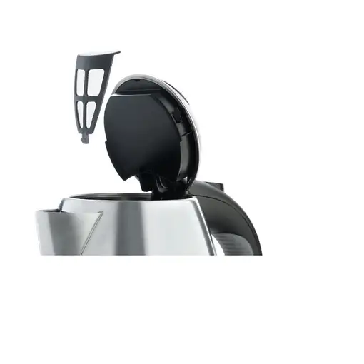 WMF Stelio 0413020012 tetera eléctrica 1,7 L 2400 W Negro, Acero inoxidable