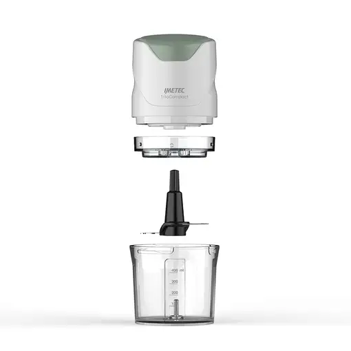 Imetec TritaCompact picadora eléctrica de alimentos 0,4 L 350 W Verde, Blanco