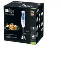 Braun MQ3035WH Sauce 0,6 L Batidora de inmersión 700 W Azul, Blanco