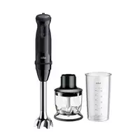 Braun MultiQuick 3 MQ30201M 0,6 L Batidora de inmersión 900 W Negro, Acero satinad