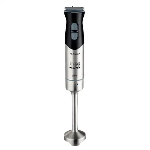 Nevir NVR-8345 BA 0 L Batidora de inmersión 700 W Negro, Acero inoxidable