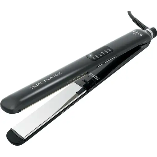 GA.MA LED Dual Plates 4D Plancha de pelo Caliente Negro 50 W 3 m