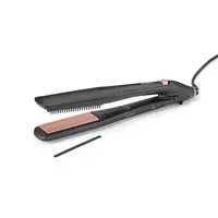 BaByliss ST596E Utensilio de peinado Plancha de pelo Vapor Beige, Negro 2,5 m