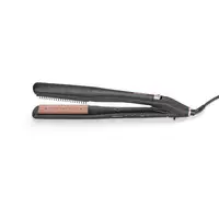 BaByliss ST596E Utensilio de peinado Plancha de pelo Vapor Beige, Negro 2,5 m