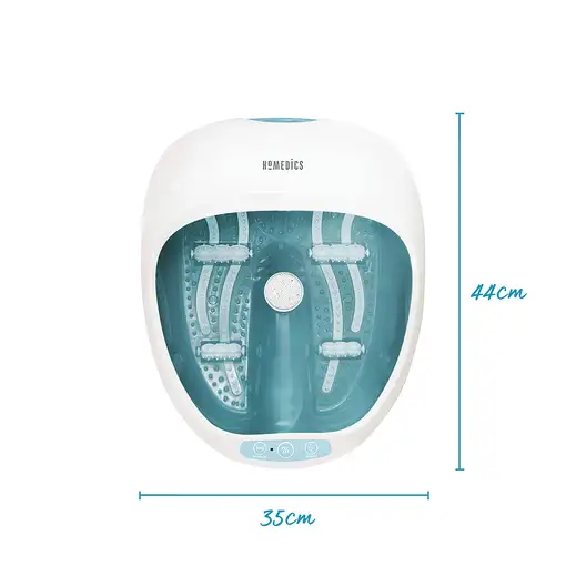 HoMedics FS-250-EU bañera de pies Azul, Blanco