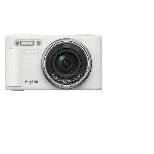 Yashica City 100 Cámara compacta 72 MP CMOS Plata, Blanco