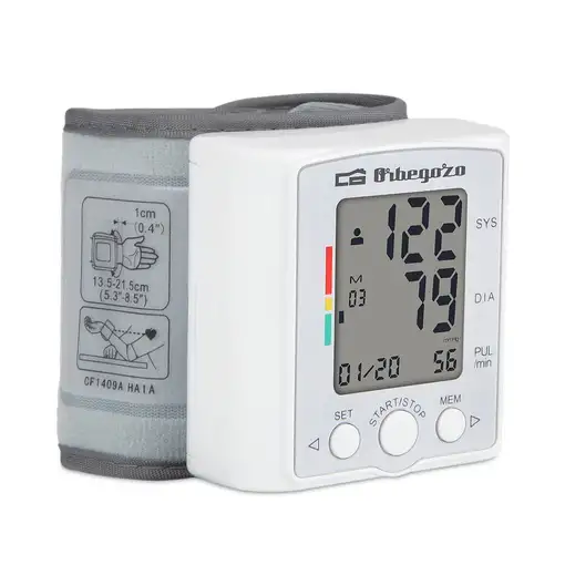 Orbegozo TES 3650 tensiómetro Muñeca Automático 2 usuario(s)