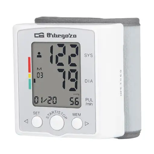 Orbegozo TES 3650 tensiómetro Muñeca Automático 2 usuario(s)