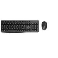 Nilox NXKMWE012 teclado Ratón incluido Oficina RF inalámbrico Español Negro