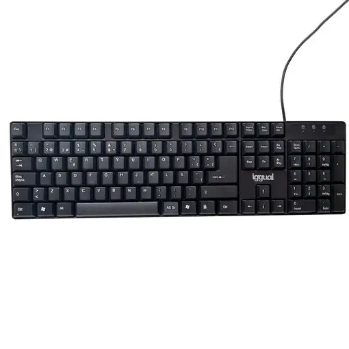 iggual IGG317501 teclado Oficina USB QWERTY Negro