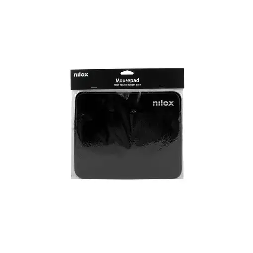 Nilox Alfombrilla negra para ratón de