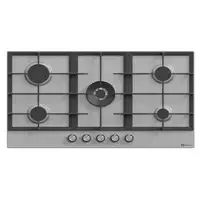 Solthermic Placa Gas 90 Bl041 Inox 5 Fuegos + Wok