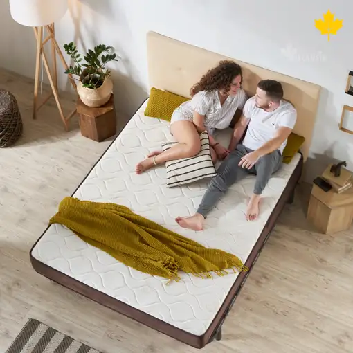 Pack Colchon + Cabecero Tapizado + Somier Descansin | 135 x 180 | Negro