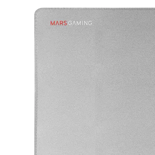 Mars Gaming MMPXLS Plata, Alfombrilla Gaming XL, Doble capa Nanotejido y Goma Natu
